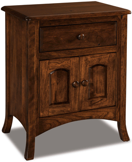 Amish Carlisle 1 Drawer/2 Door Nightstand