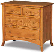 Amish Carlisle 4 Drawer Child's Chest