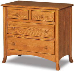 Amish Carlisle 4 Drawer Child's Chest