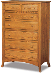 Amish Carlisle 7 Drawer Chest