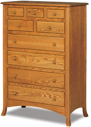 Amish Carlisle 9 Drawer Chest