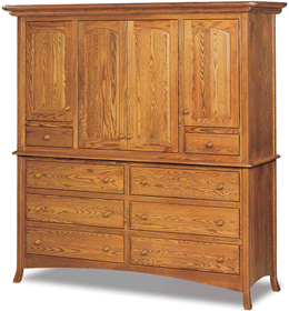 Amish Carlisle Deluxe Mule Chest