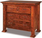Amish J&R Empire 4 Drawer Child's Chest