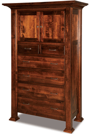 Amish J&R Empire Chest Armoire