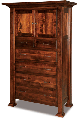Amish J&R Empire Chest Armoire