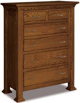 Amish J&R Empire 6 Drawer Chest