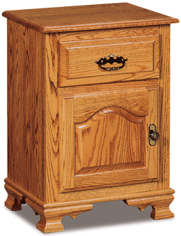 Amish Hoosier Heritage 1 Drawer/1 Door Nightstand
