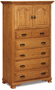 Amish Hoosier Heritage Chest Armoire
