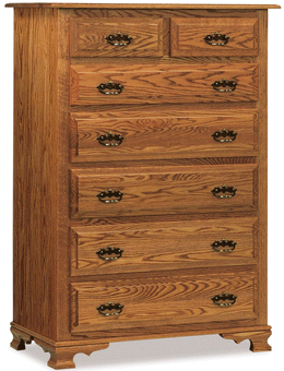 Amish Hoosier Heritage 7 Drawer Chest