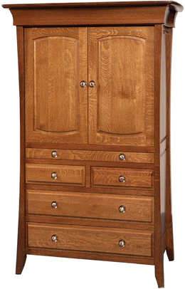 Amish Banbury Tray Armoire