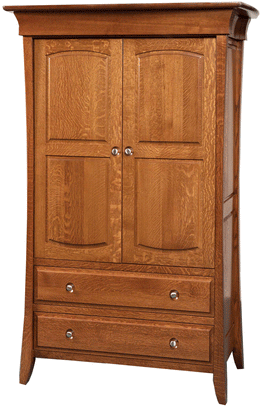 Amish Banbury Long Door Armoire