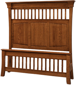 Amish Banbury Panel Bed
