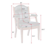 Amish Low Back Client Arm Chair