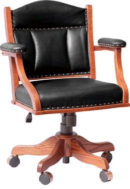 Amish Low Back Desk Chair