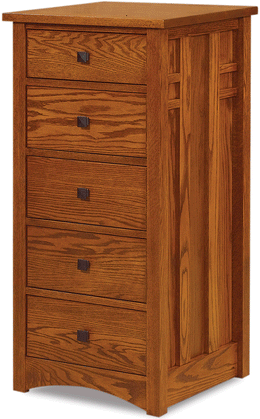 Amish Kascade 5 Drawer Lingerie Chest