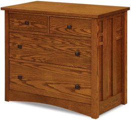 Amish Kascade 4 Drawer Child's Chest