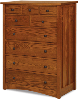 Amish Kascade 9 Drawer Chest