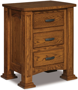 Amish Kingsbridge 3 Drawer Nightstand
