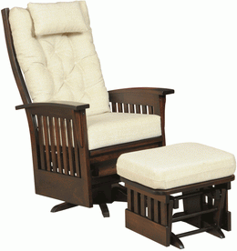 Amish Deluxe Swivel Glider