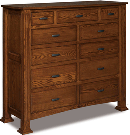 Amish Kingsbridge 11 Drawer Double Chest