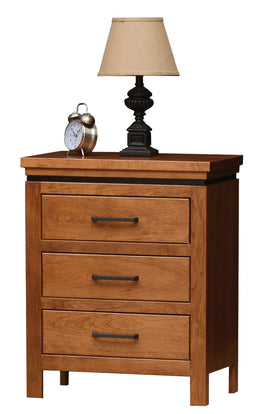 Amish Richmond 3 Drawer Nightstand