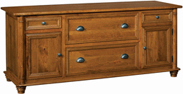 Amish Belmont 2-Door/4-Drawer Credenza
