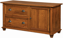 Amish Belmont 2-Drawer/1-Door Credenza