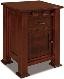 Amish Sequoyah 1 Drawer/1 Door Nightstand