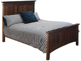 Amish Old World Panel Bed