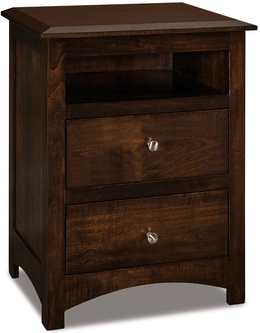Amish Finland 2-Drawer Nightstand