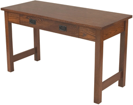 Amish Mission Leg Computer Table