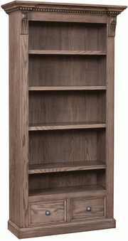 Amish Grand Manor Bookcase