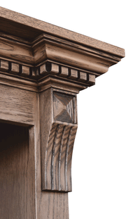Amish Grand Manor Bookcase