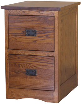 Amish Mission 2 Drawer File Cabinet