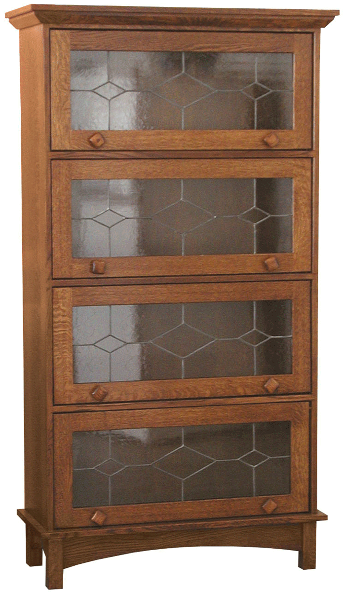 Amish Outlet Store Mission Barrister Bookcase