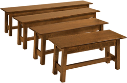 Amish McCoy Open Benches