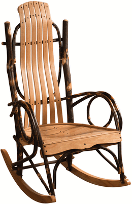 Amish Hickory Rustic Rocker