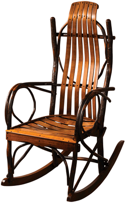 Amish Overtall Rustic Rocker
