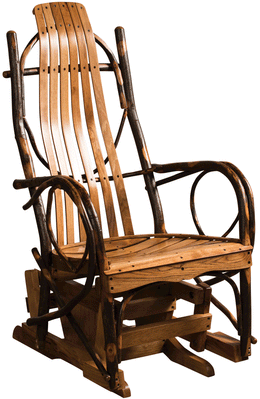 Amish Rustic Glider