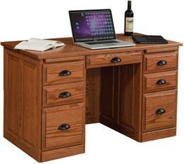 Amish Alaina Traditional Flat-Top Desk