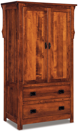 Amish Stick Mission Armoire