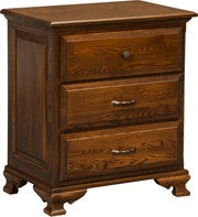 Amish Americana 3-Drawer Nightstand