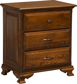 Amish Americana 3-Drawer Nightstand