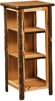 Amish Rustic Utility Stand with Open Sides