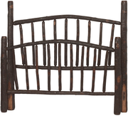 Amish Hilltop Rustic Collection Bed in Hickory