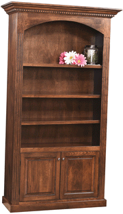 Amish Cambridge Double Door Bookcase