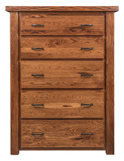 Amish Cross Lake Live Edge Chest