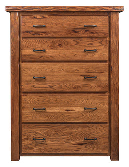 Amish Cross Lake Live Edge Chest