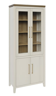 Amish River Falls Glass Bookcase