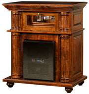 Amish Bryant Wine Cabinet W/ Chiller